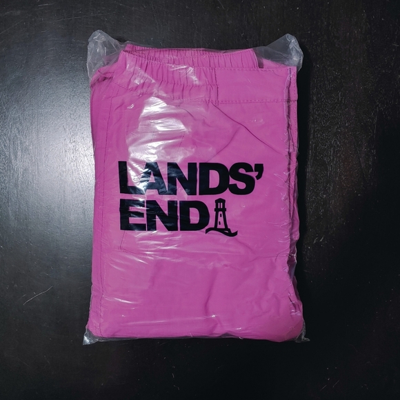 Lands End Girls Squall Waterproof Insulated Snow Pants Ski Pink sizes 8 Slim 12 - Picture 8 of 9